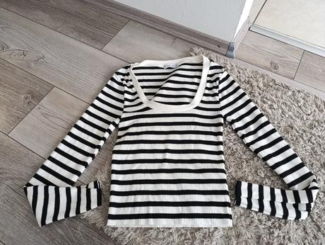 Pásikavé tričko, stradivarius,s