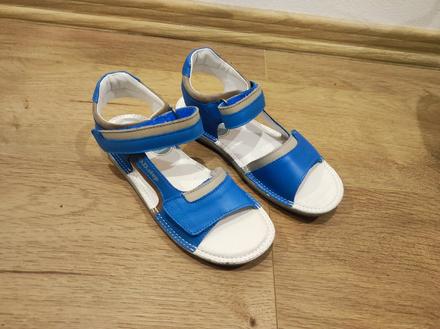 Kožené sandále barefoot ddstep, d.d.step,37
