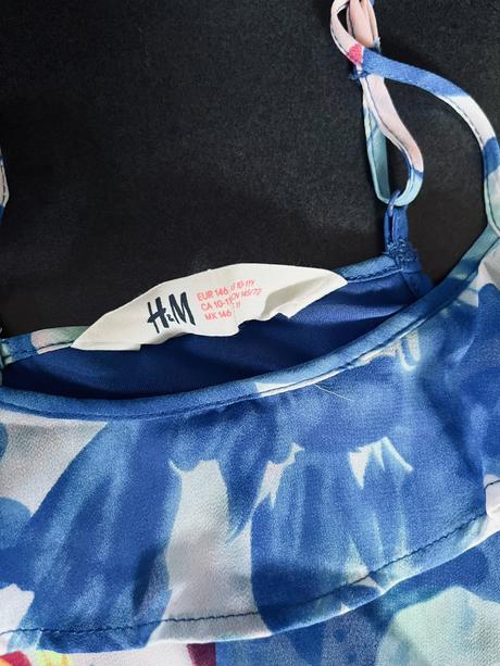 Asymetrické šaty, h&m,146