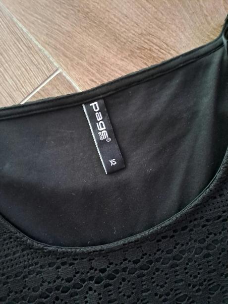 Malé čierne šaty pageone, xs