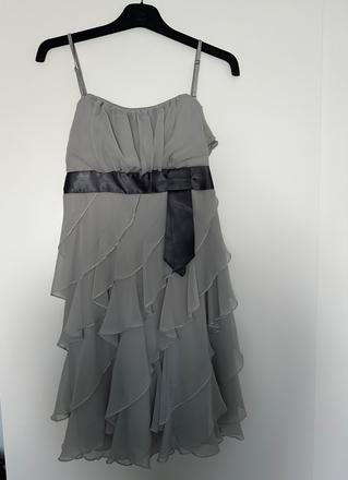 Sivé šaty orsay, orsay,38