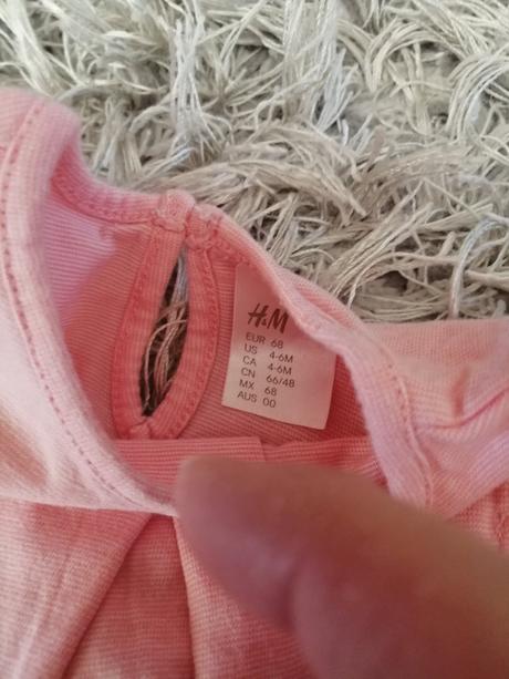 Tričká 3 ks, h&m,68