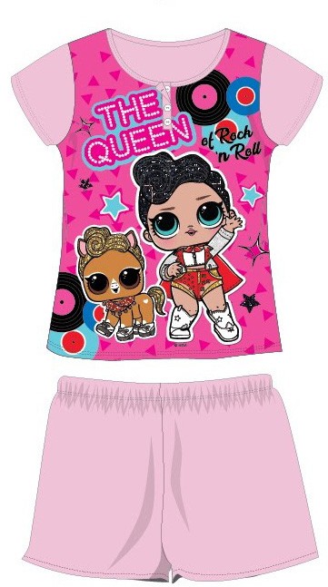 Dievčenské letné pyžamo lol v darčekovom balení, disney,98 / 104 / 110 / 116 / 122