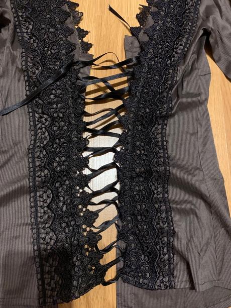 Košeľa s čipkou, s