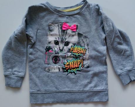 Mikina s mačičkou - 110/116, palomino,110