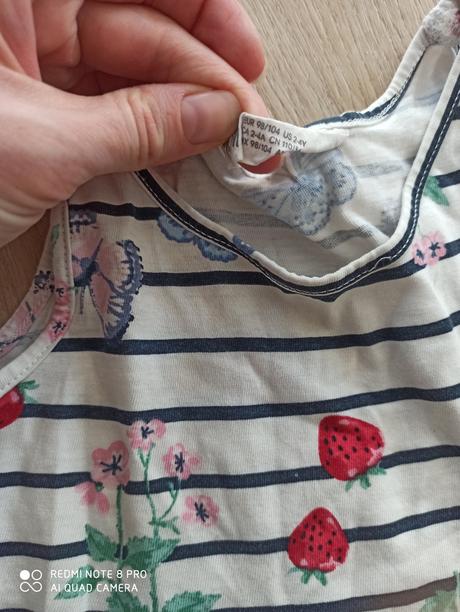 Letné šaty 3 kusy, h&m,98