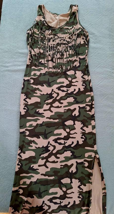 Šaty maskáčové, m