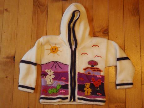 Hrubší pletený sveter pre 2r. nenosený, 92