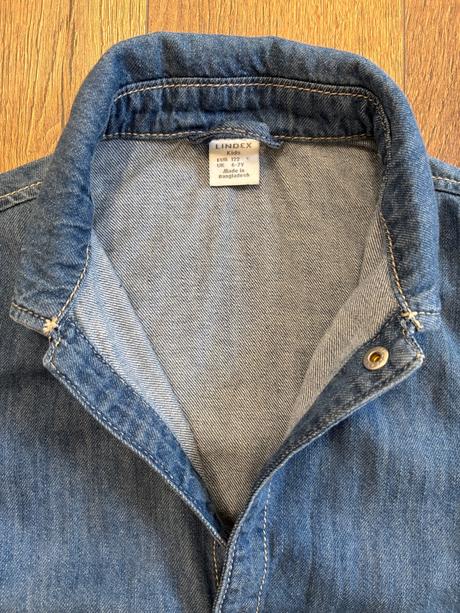 Mäkkučká rifľová košeľa lindex 122, lindex,122