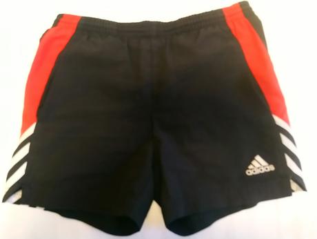 Chlapčenské čierno červené šortky, adidas, 140 cm, adidas,140