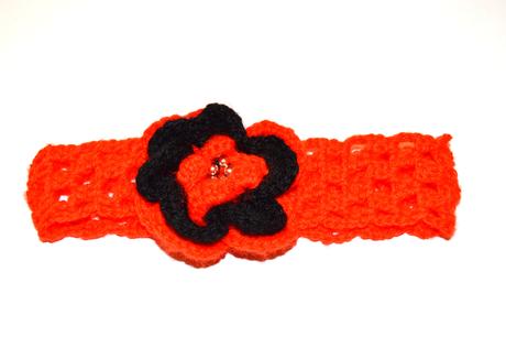 Módne čelenky s kvetom,