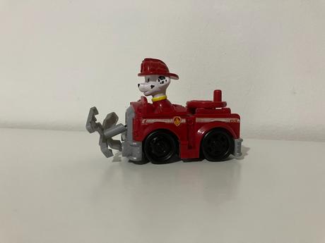 Plastové naťahovacie hasičské autíčko marshall,