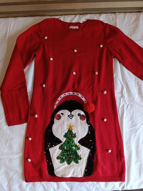 Vianočné šaty sinsay 140, sinsay,140