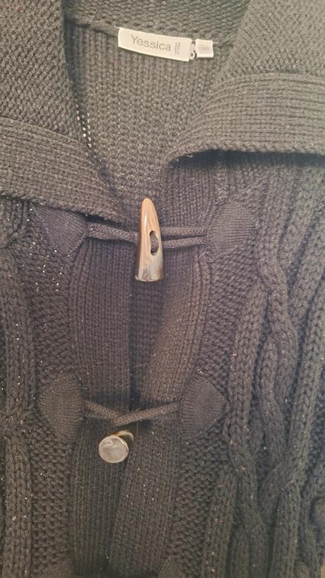 Dlhý hrubý sveter, c&a,xs