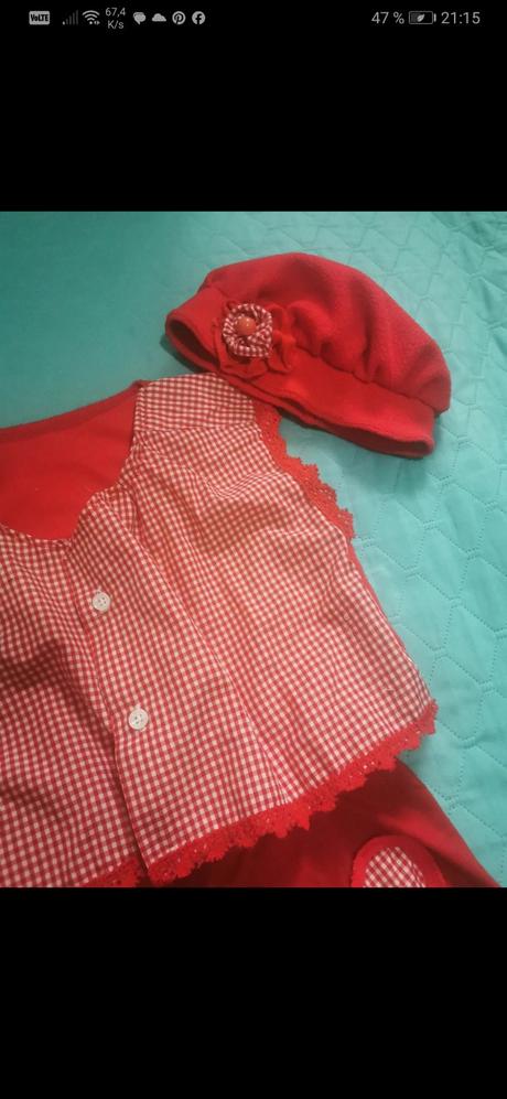 Kostým červená čiapočka 134 akt., 