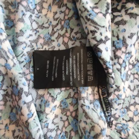 Modré viskózové šaty, m