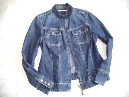 Riflová bunda m-l, tommy hilfiger,m