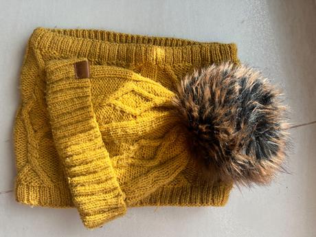 Set čiapka a šál, bubbe