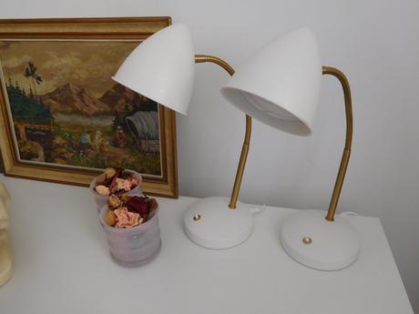 Nočné lampy kovové,, 