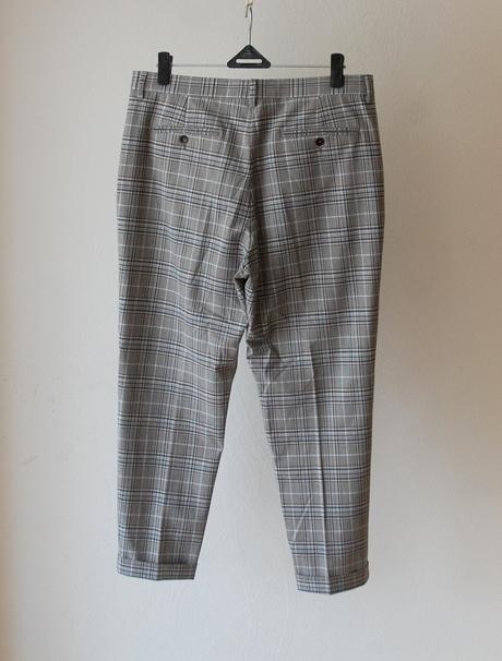 Elegantné kárované nohavice, zara,xl