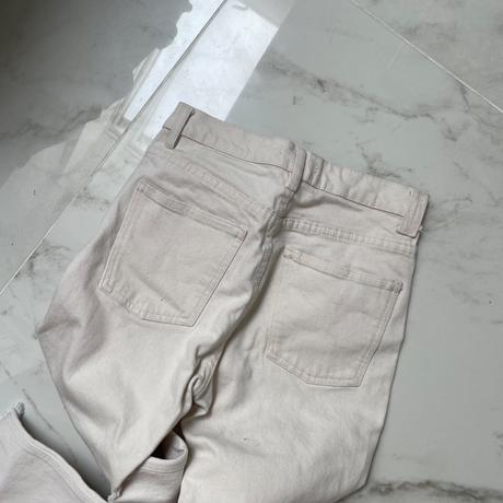 House of dagmar prémiové biele džínsy z pevnej r, xs