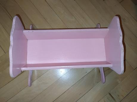 Retro kolíska pre bábiky,