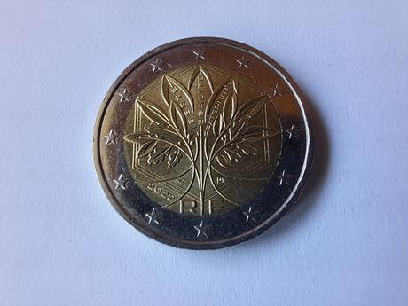2 eur francuzsko 2022, 