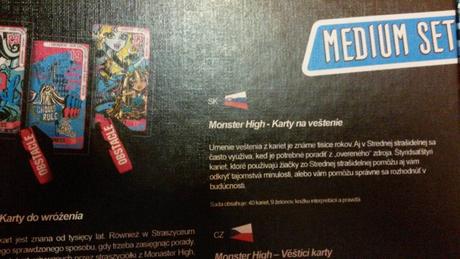 Monster high - karty na veštenie,