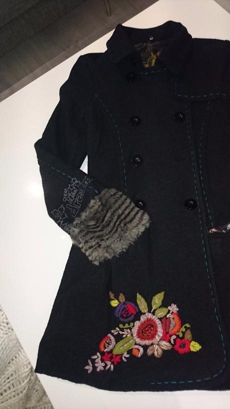Kabát desigual, desigual,36