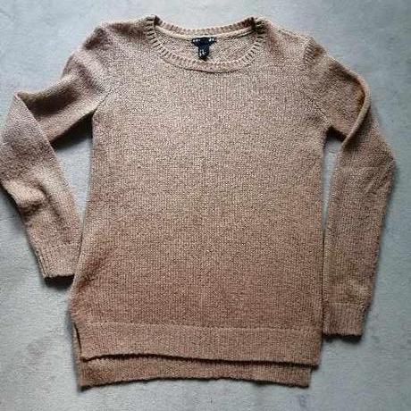 Hnedý sveter h&m č. xs, h&m,xs