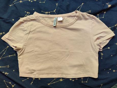 Tričko cropnute, h&m,m