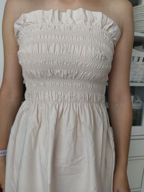 Šaty bez ramienok, h&m,xs