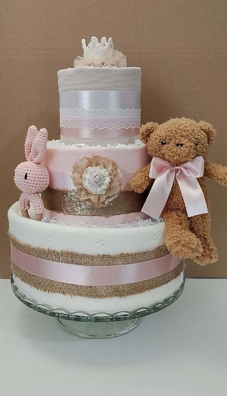 Luxusná plienková torta little princess romance, 