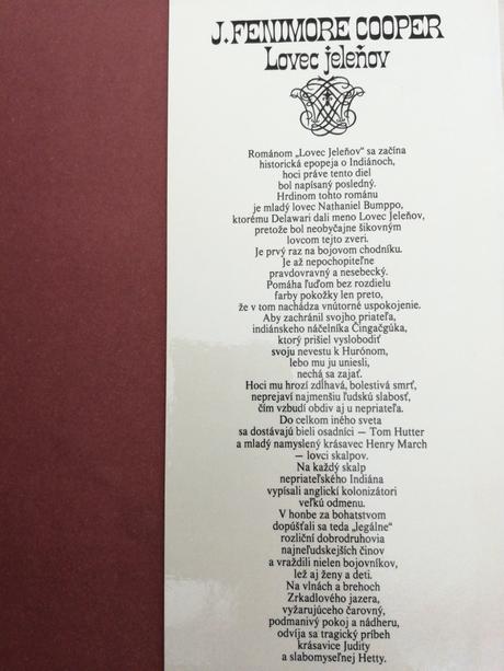 Kniha lovec jeleňov, 