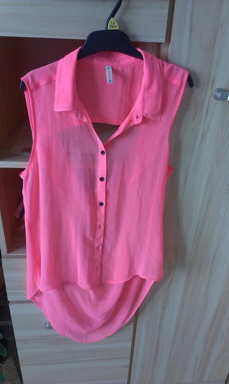 Blúzka bershka  neonova farba, m