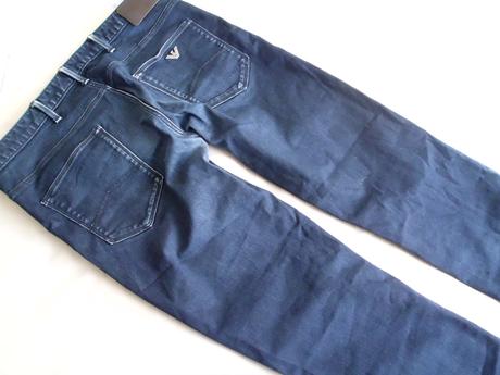 Slim tmavomodré s elastanom 34/34, armani,m
