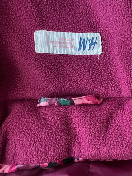 Dievčenská zimná vetrovka h&m, h&m,92