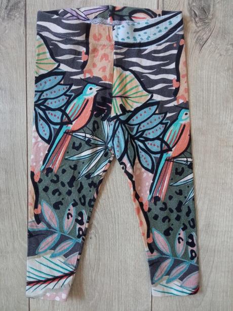Dievčenské vzorované legíny džungľa next (92), next,92