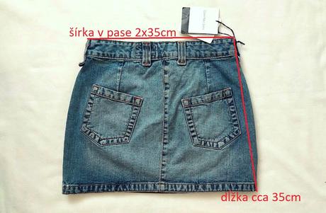 Úžasná riflová sukňa s visačkou, calvin klein,26
