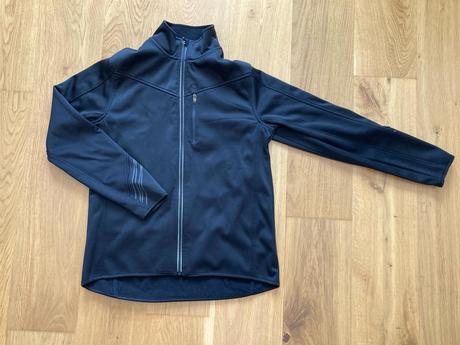 Cierna panska cyklisticka softshellova bunda, crivit,m