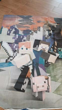 Obliečky minecraft, šírka (cm): 140,dĺžka (cm): 200
