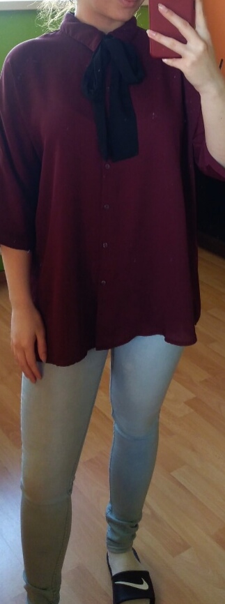 Košeľa s viazaním, bonprix,38