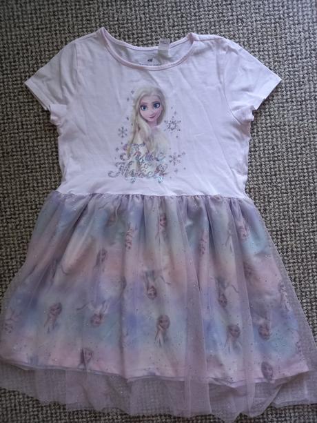 Šaty frozen, h&m,134