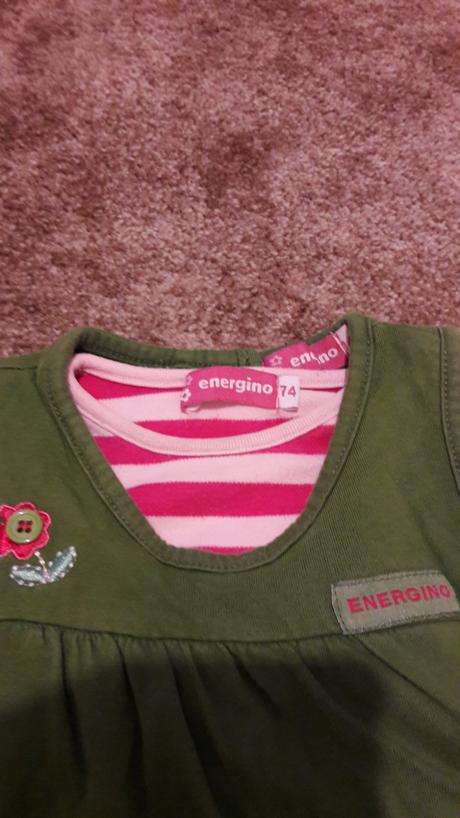 Súprava šaty s body a legínami, 74