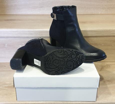 Kožené členkové čižmy 39, 39