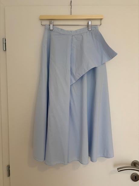 Bledomodrá sukňa zara, zara,xs