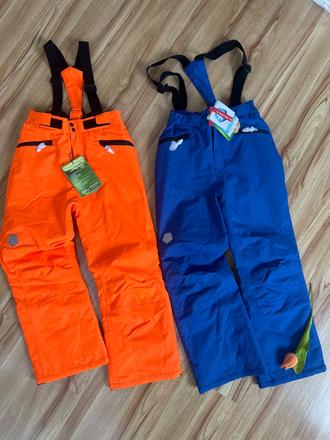 Lyžiarske nohavice otepľovaky vodný stlp 10 000mm, 122 / 128 / 140 / 152 / 164