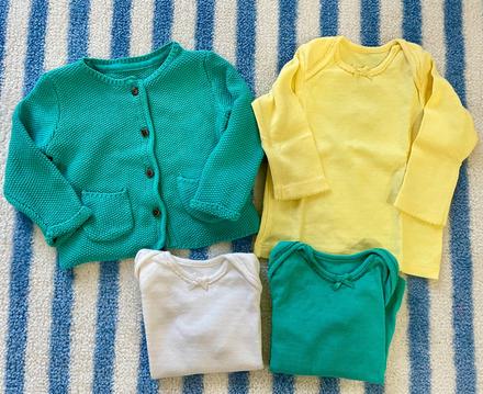 Tricka a svetrik - set, marks & spencer,62 / 68