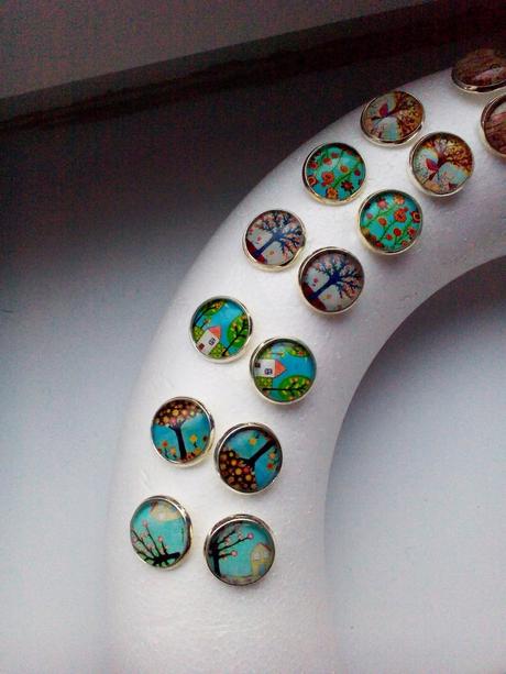 Náušnice rôzne druhy,