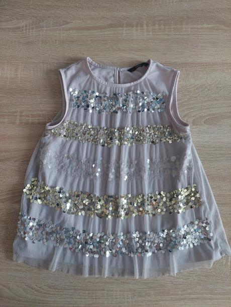 Dievčenský flitrovaný top zn.george veľ.128-134, george,128